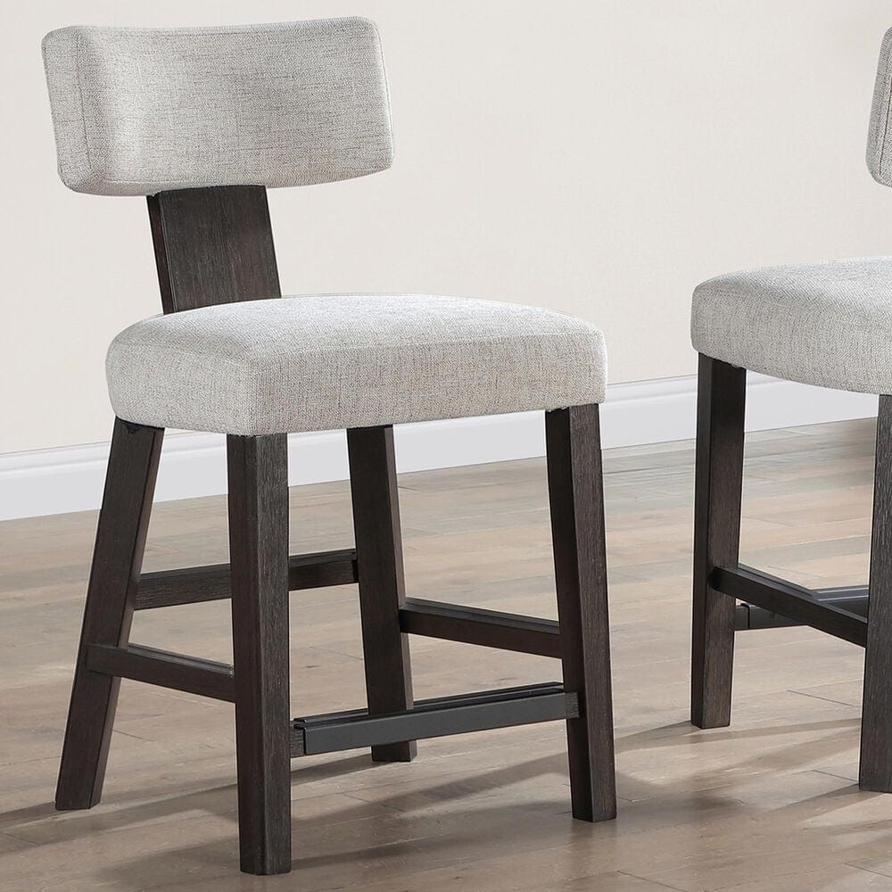 Steve Silver Oakley Counter Stool in Charcoal Brown, , large