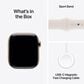 Apple Watch Series 10 GPS + Cellular 42mm Gold Titanium Case with Starlight Sport Band - M/L, , large