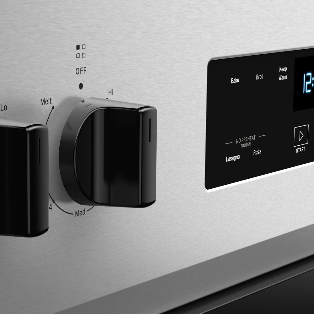 Whirlpool 5.3 Cu. Ft. Electric Range with No Preheat Mode in Stainless Steel, , large