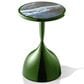 Furniture of America Gleam Round End Table in Polished Green, , large