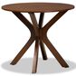 Baxton Studio Kenji 34" Dining Table in Walnut Brown - Table Only, , large
