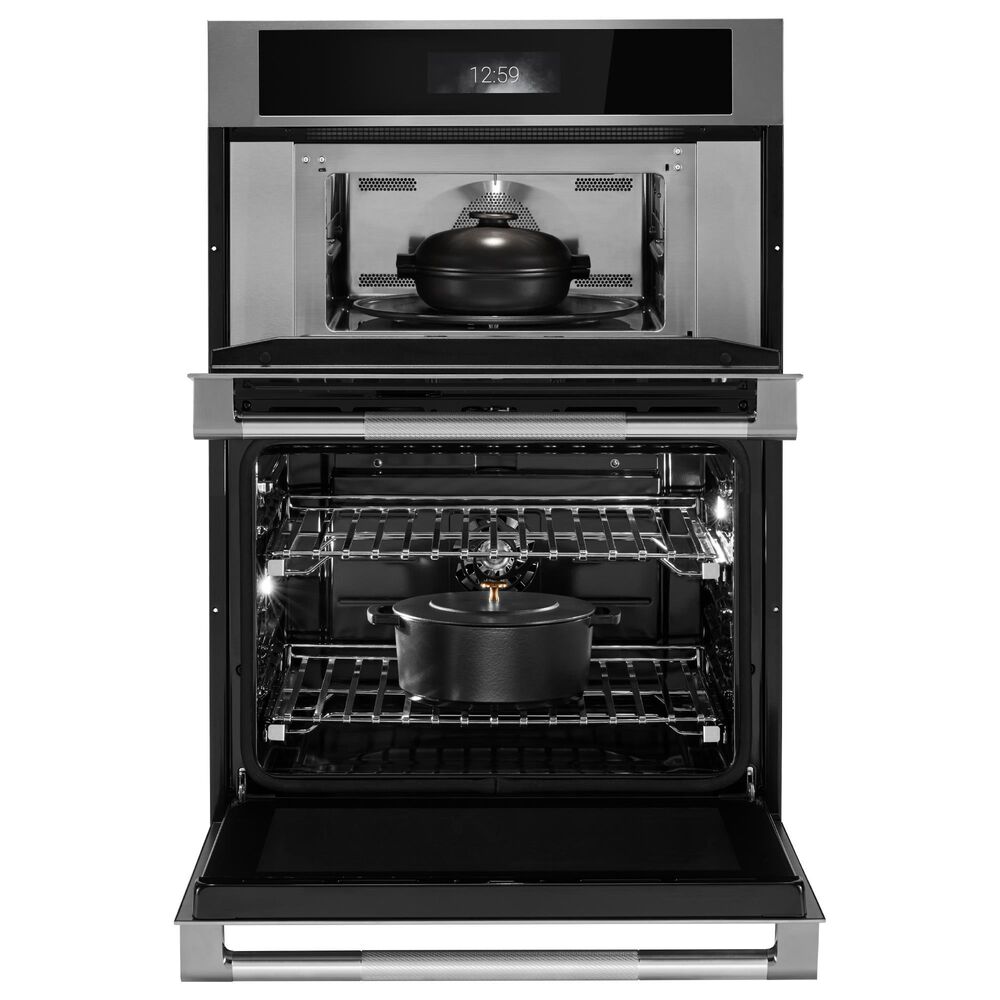 JennAir Rise 30" Smart Microwave Wall Oven Combination with MultiMode in Stainless Steel, , large