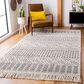 Safavieh Natura NAT852N 4" x 6" Ivory and Navy Area Rug, , large