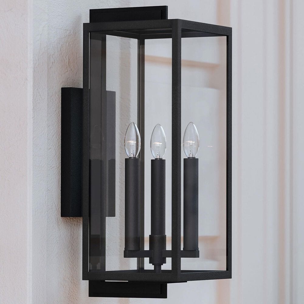 Troy Lighting Nico 3-Light Exterior Wall Sconce in French Iron, , large