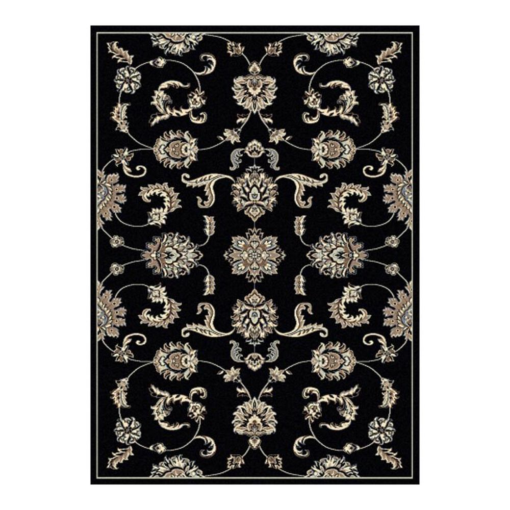 Radici USA Alba 1869 2'2" x 7'7" Black Runner, , large