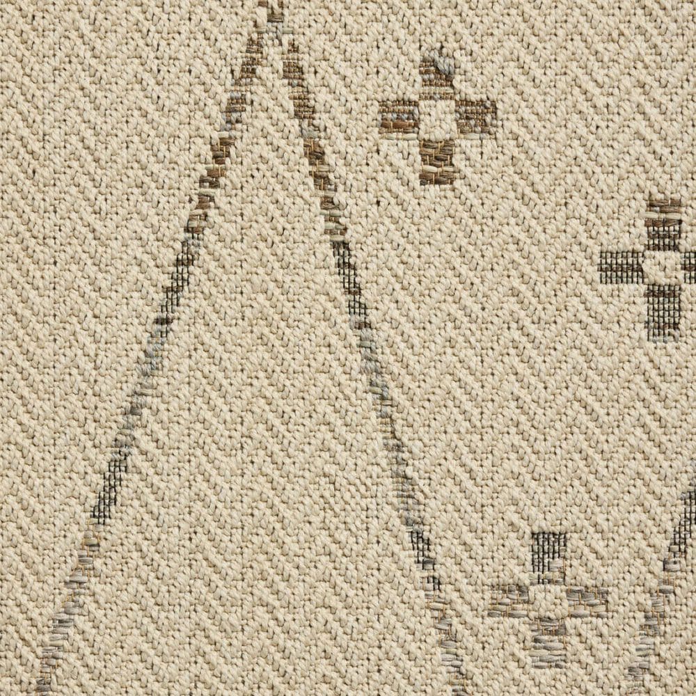 Loloi Saylor Ivory and Pebble 2'3" x 3'9" Indoor/Outdoor Area Rug, , large