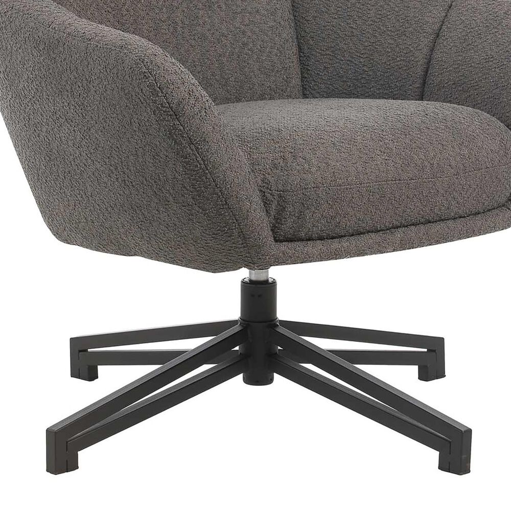 Impressions Vanity Serena Vanity Chair in Dark Grey, , large