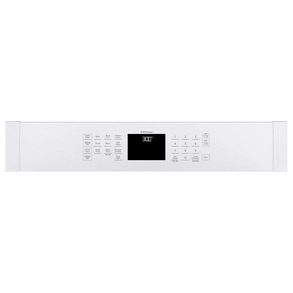 GE Appliances 30&quot; Smart Built-In Self-Clean Double Wall Oven with Never-Scrub Racks in White, , large