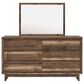 Ashley Chirason 5-Piece King Platform Bedroom Set in Brown, , large