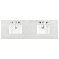 James Martin Vanities Breckenridge 72" Double Vanity in Whitewashed Oak with 3 cm Eternal Jasmine Pearl Quartz Top, , large