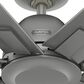 Hunter Downtown 72" Outdoor Ceiling Fan in Matte Silver, , large