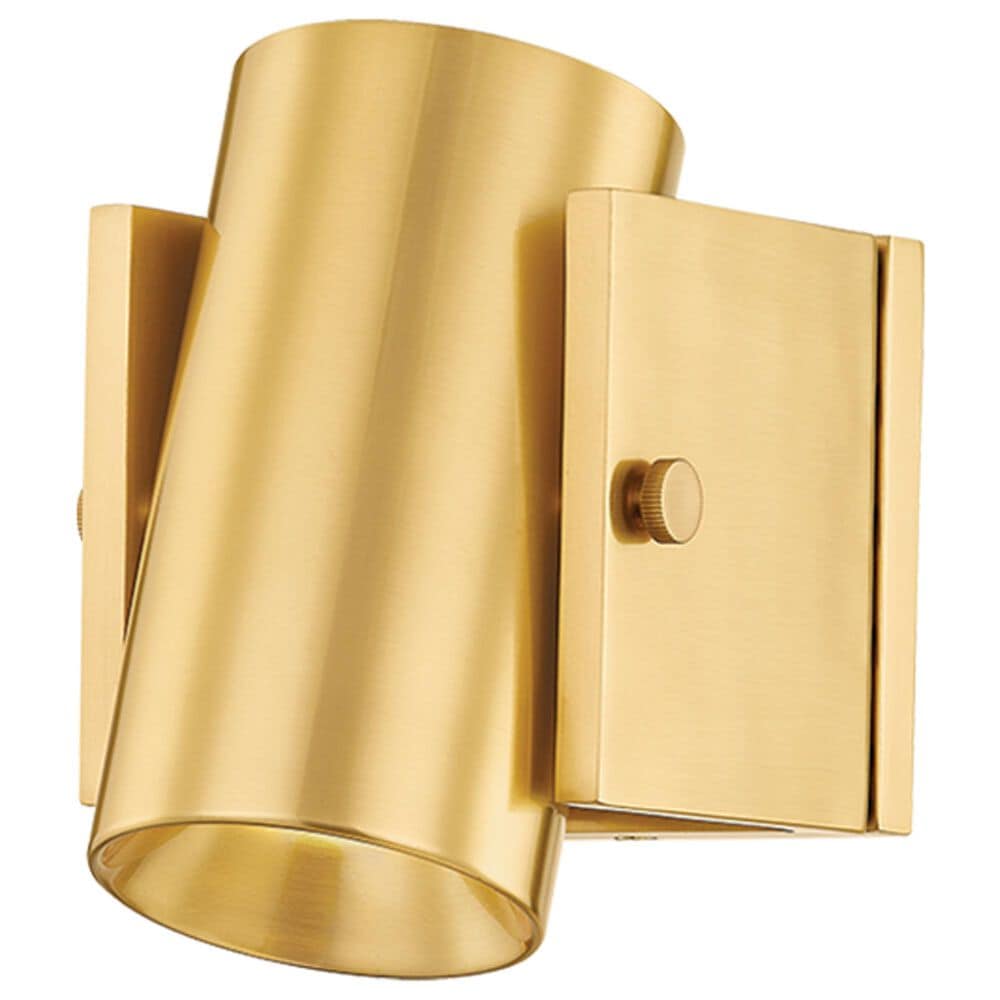 Hudson Valley Lighting Nowra 1-Light Wall Sconce in Aged Brass, , large