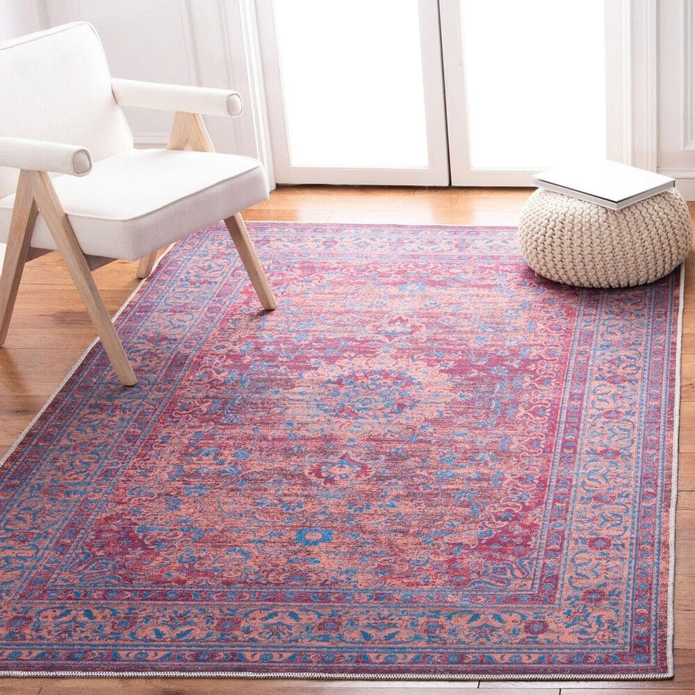 Safavieh Serapi 5&#39;3&quot; x 8&#39; Gold and Blue Area Rug, , large