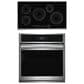 Frigidaire Gallery 2-Piece Kitchen Package with Stainless Steel 27" Built-In Convection Single Electric Wall Oven and Black 36" Induction Cooktop, , large