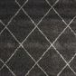 Nourison Brisbane BRI03 9" x 12" Charcoal Area Rug, , large