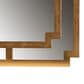 Baxton Studio Dayana Accent Wall Mirror in Antique Gold, , large