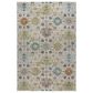 Dalyn Rug Company Silk Road Ivory, Aloe, Blue, Gold, Copper and Taupe 10" x 14" Area Rug, , large