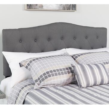 Flash Furniture Cambridge Full Headboard in Dark Gray, , large