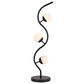 Cal Lighting Evanston 3-Light Metal Table Lamp in Black, , large