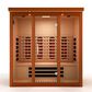 EZlife Vila Grande 4-Person Full Spectrum Near Zero EMF Far Infrared Sauna in Natural Hemlock, , large