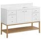37B Isadore 48" Single Bathroom Vanity Cabinet in Bright White and White Composite Stone Top and Backsplash, , large