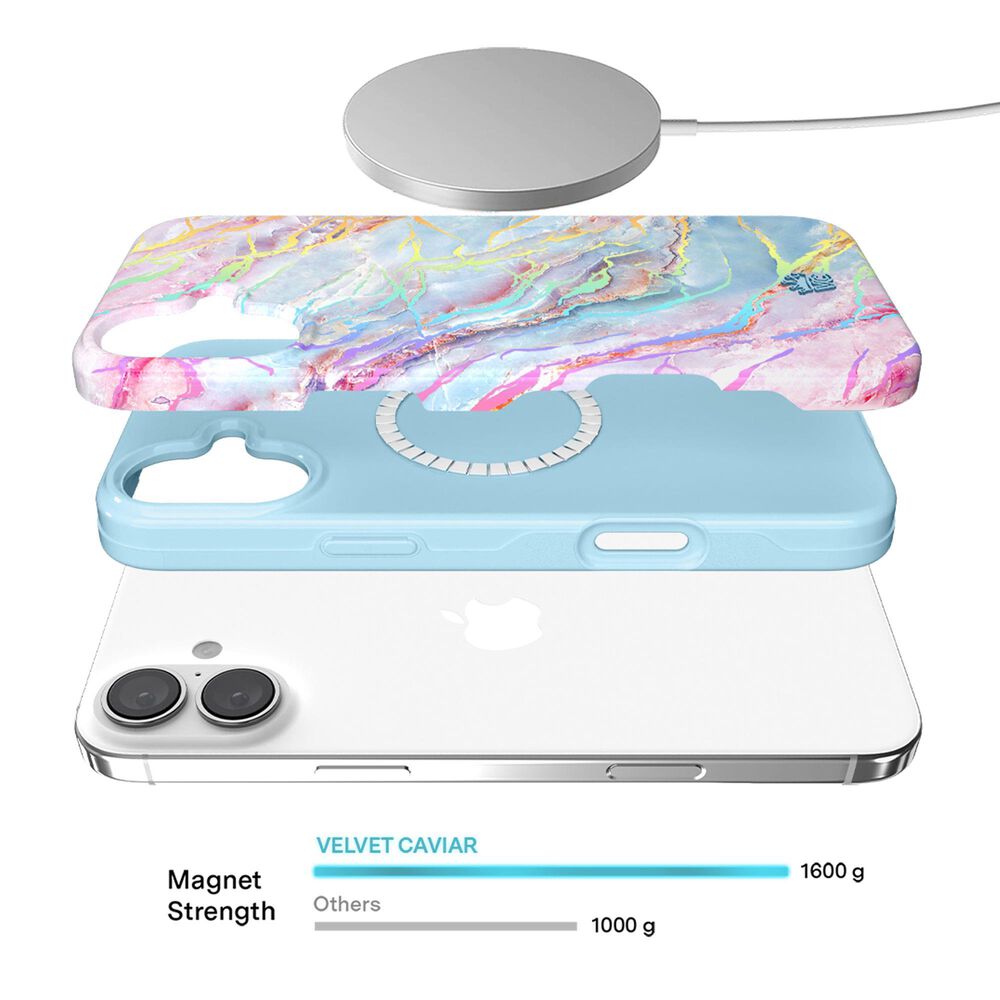 Velvet Caviar MagSafe Case for Apple iPhone 16 in Holo Moonstone, , large