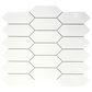 Emser Catch Ice 2" x 5" Picket on 11" x 13" Ceramic Mosaic Sheet, , large