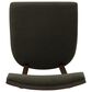 Linon Home Decor Ballard Side Chair with Green Cushion in Warm Maple Truffle, , large