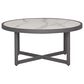 Ashley Ocean Beach Round Cocktail Table in Gray, , large