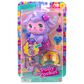 Polly Pocket Cozy Dreamland Lamb Compact Playset with Micro Doll and Pet in Purple, , large