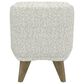 Golden Wave Furniture Emerson Armless Accent Chair in Cream, , large