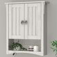 Bush Salinas Bathroom Bathroom Wall Cabinet in Linen White Oak, , large