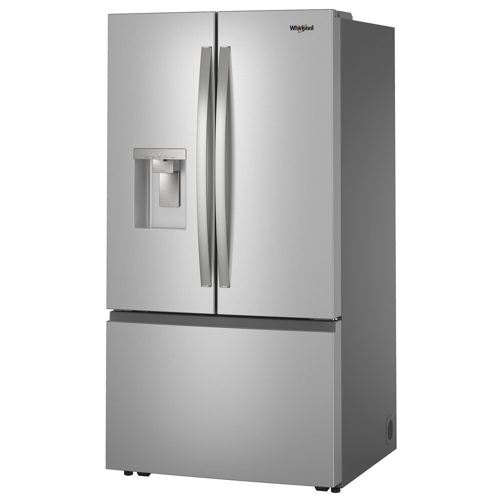Whirlpool 29.58 Cu. Ft. Freestanding French Door Bottom Mount Refrigerator in Fingerprint Resistant Stainless Steel, , large