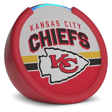 Amazon Echo Pop (newest model) | Officially Licensed NFL Limited-Edition | Kansas City Chiefs ("25-26 Season Design), , large