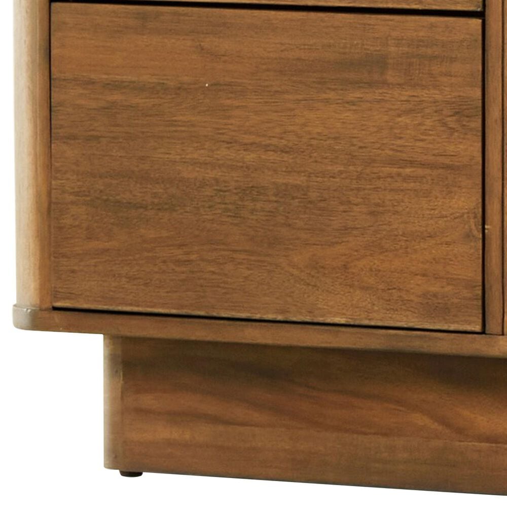 Four Hands Paden 2-Drawer Nightstand in Seasoned Brown Acacia, , large