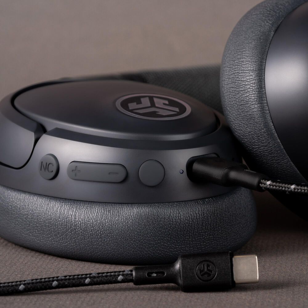 JLab Over-the-Ear Wireless Headphone in Graphite, , large