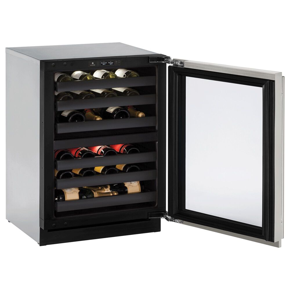 ULine 4.7 Cu. Ft. Wine Cooler in Stainless Nebraska Furniture Mart