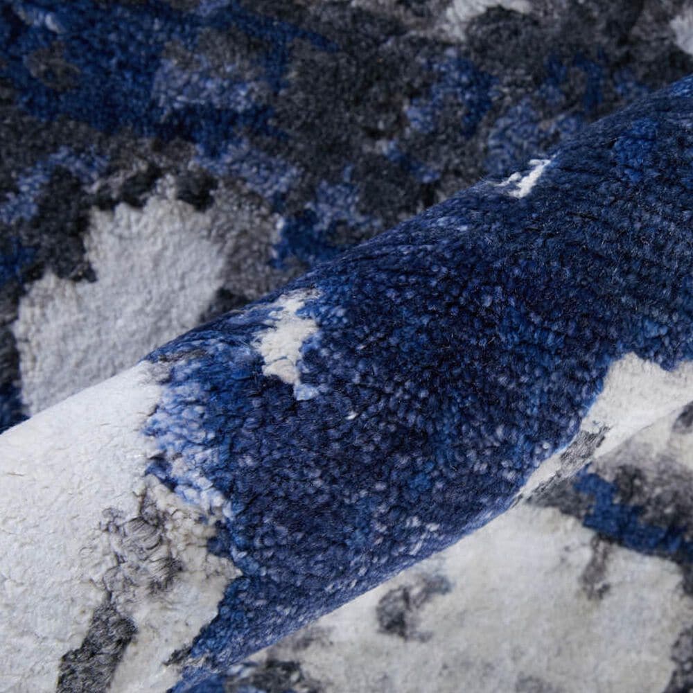 Feizy Gemma Gray and Blue 9&#39;6&quot; x 13&#39;6&quot; Area Rug, , large