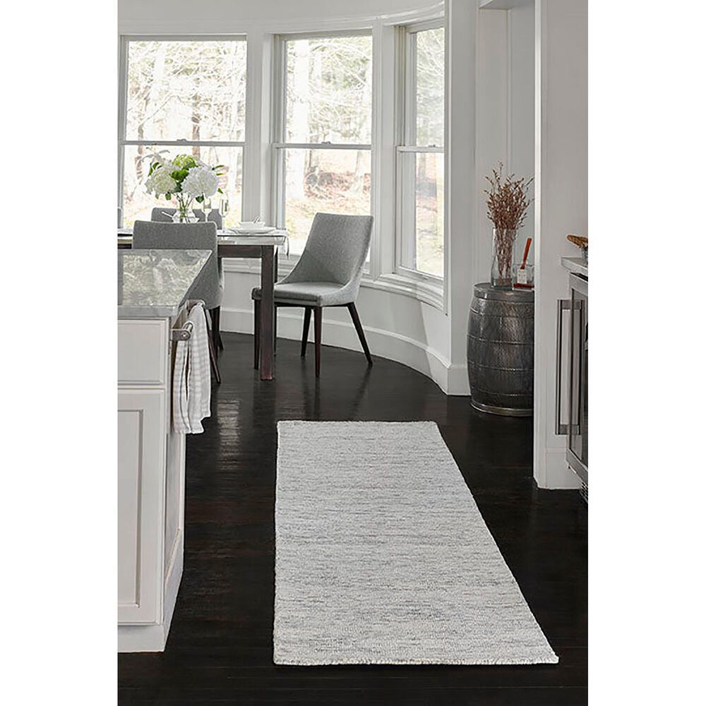 Momeni James 2&#39;3&quot; x 8&#39; Grey Runner, , large