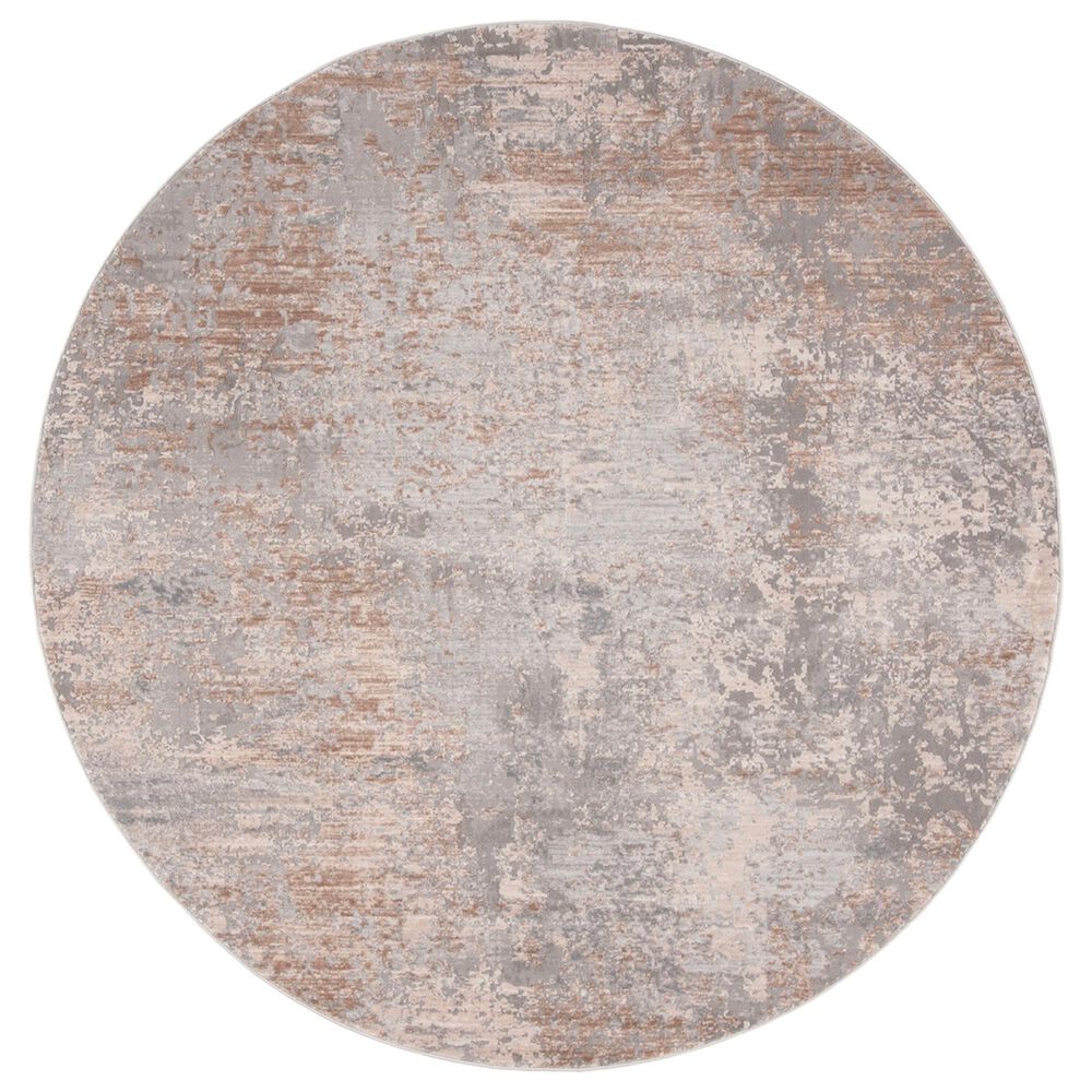 Safavieh Invista 6"7" Round Beige and Cream Area Rug, , large