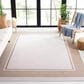 Safavieh Martha Stewart Cyprus Chevron 9" x 12" Ivory and Beige Area Rug, , large
