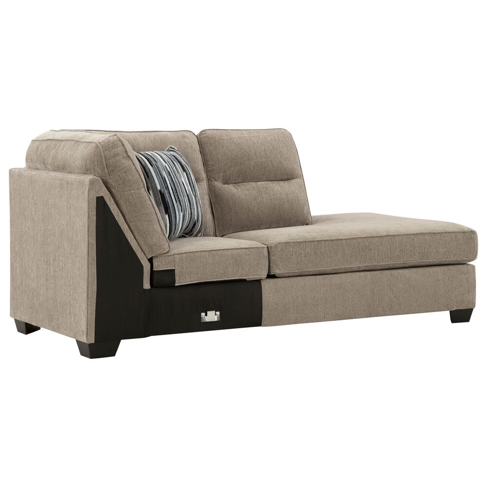 Ashley Olten 2-Piece Right Facing Sectional with Chaise in Mocha, , large