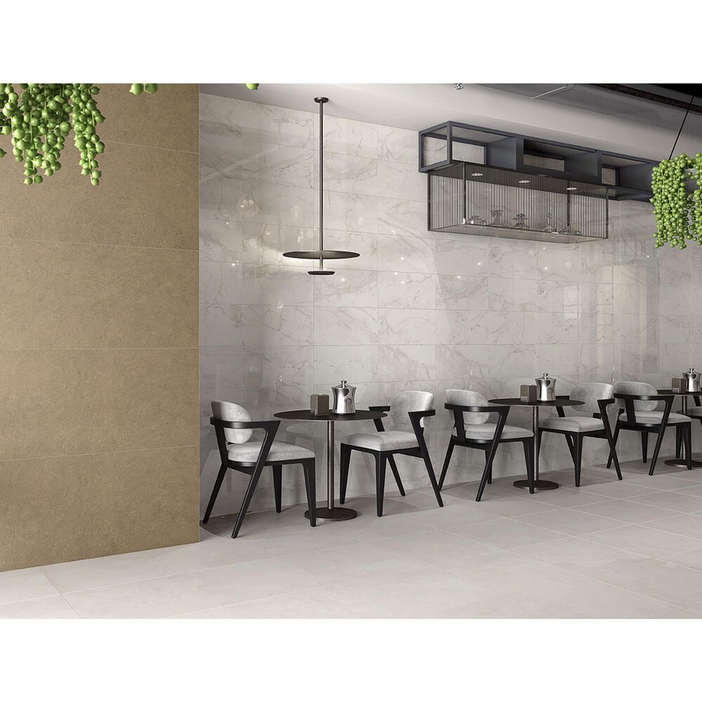 MS International Kaya Calacatta Lucca 24&quot; x 48&quot; Polished Porcelain Tile, , large