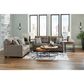 Ashley Mahoney Stationary Loveseat in Chocolate, , large