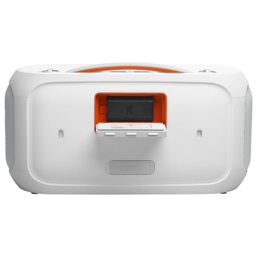 JBL PartyBox On-The-Go 2 Plus Portable Party Speaker in White, , large