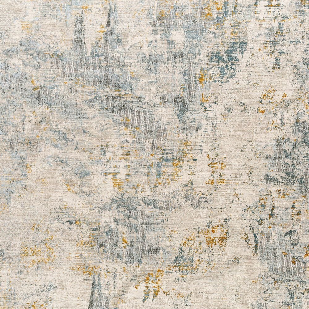 Surya Dresden Taupe, Off-White, Deep Teal, Dusty Sage, Ink Blue, Mustard and Light Gray 10&#39; x 13&#39;11&quot; Area Rug, , large