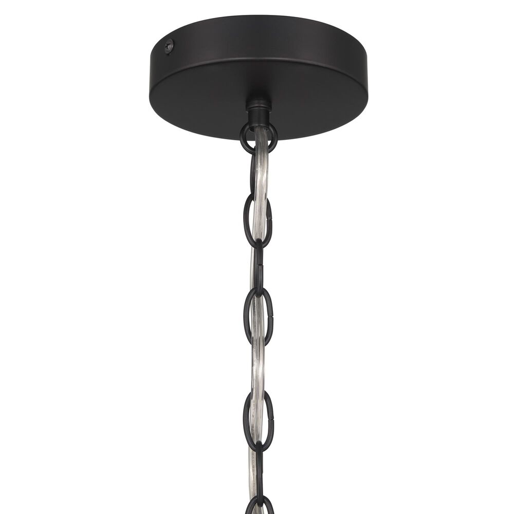 Creative Coop Rosemary 1-Light Large Pendant with Black Shade, , large