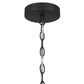 Creative Coop Rosemary 1-Light Large Pendant with Black Shade, , large