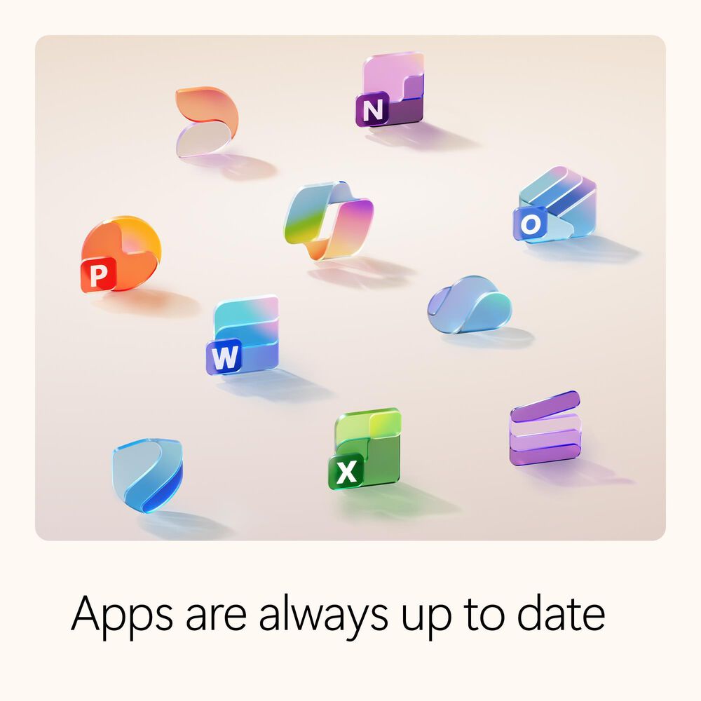 Microsoft 365 Personal Software | 12-Month Subscription, 1 Person | 1TB OneDrive Cloud Storage | Microsoft Copilot | Product Key Code, , large