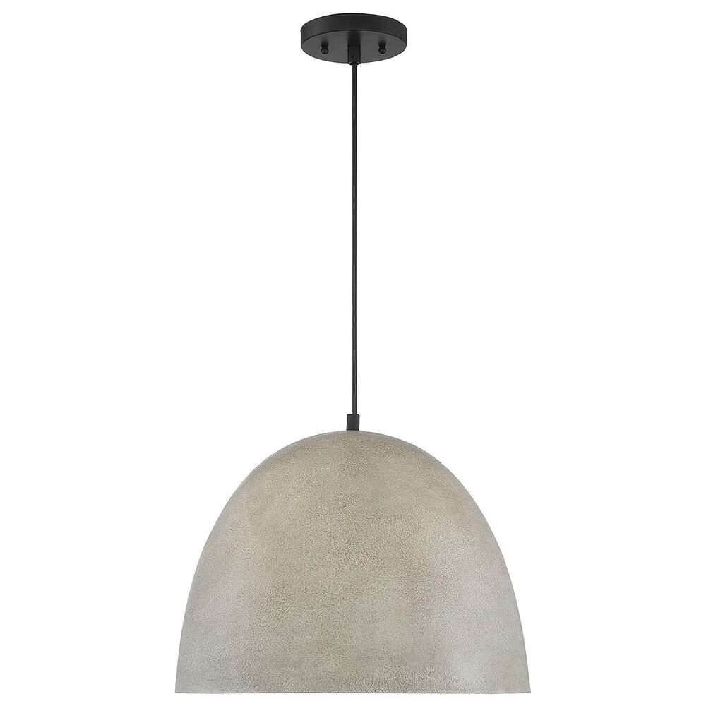 Savoy House 1-Light Pendant in Matte Black, , large